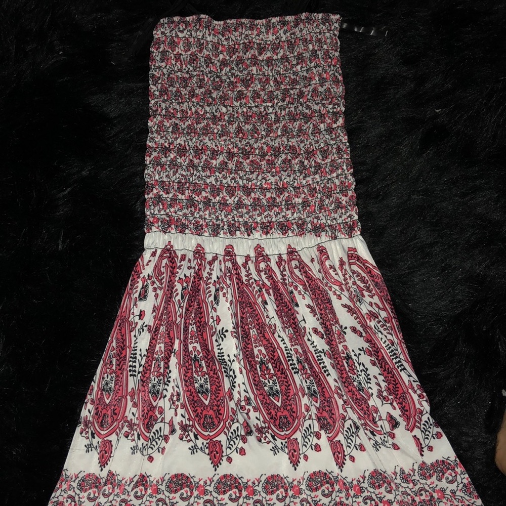 Pink pattern sundress
